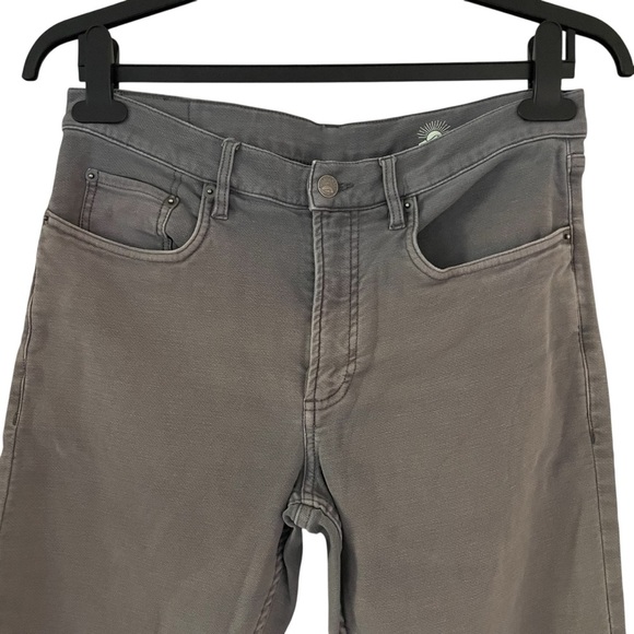 Faherty Stretch Terry Gray Pants with Classic Design 31/30 NWOT - Picture 2 of 9